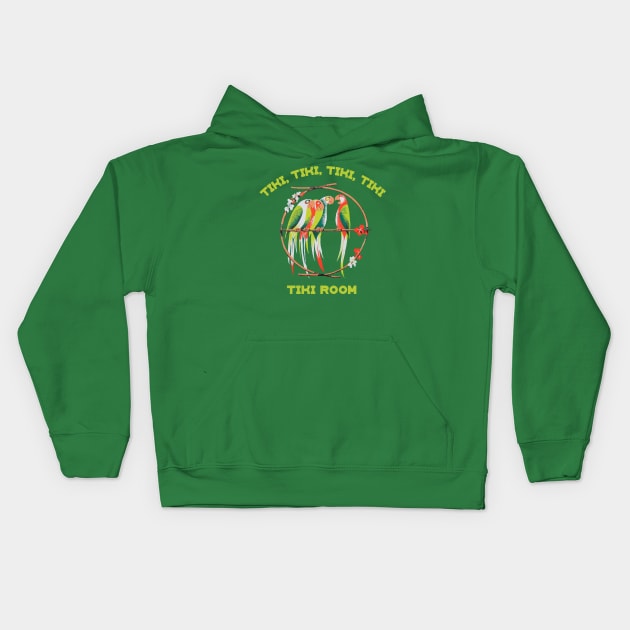 Tiki Room Kids Hoodie by ThisIsFloriduhMan